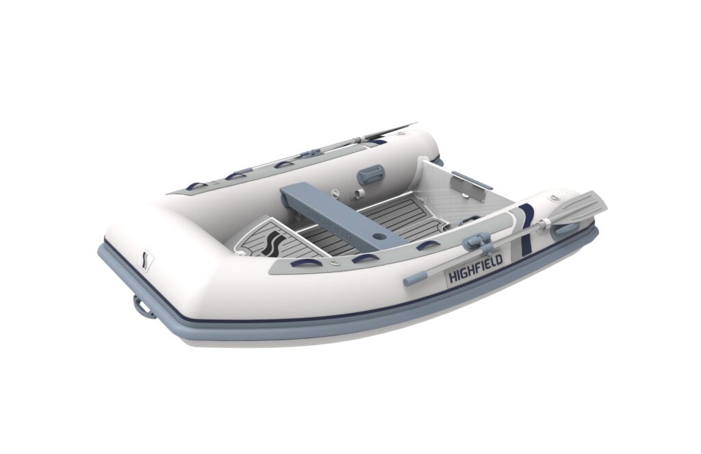 HIghfield Classic CL260 For Sale in UK Hypalon PVC Aluminium Tender Black White Light Grey Dark Grey Black