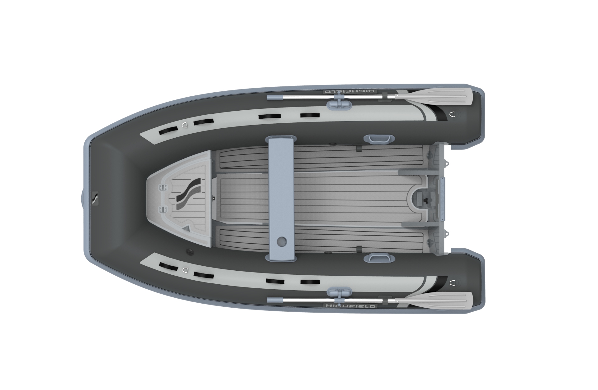 HIghfield Classic CL310 For Sale in UK Hypalon PVC Aluminium Tender Black White Light Grey Dark Grey Black