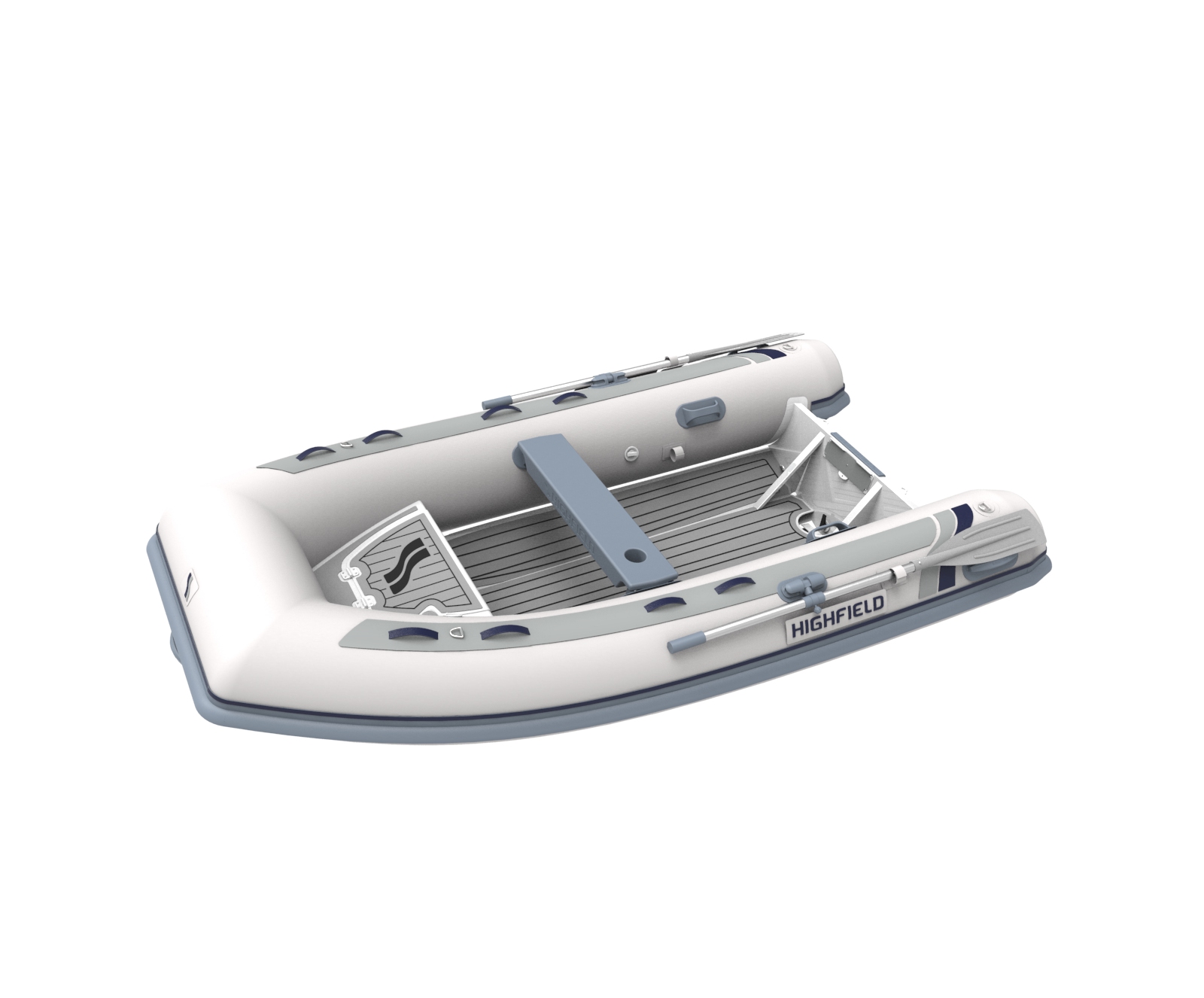 HIghfield Classic CL310 For Sale in UK Hypalon PVC Aluminium Tender Black White Light Grey Dark Grey Black