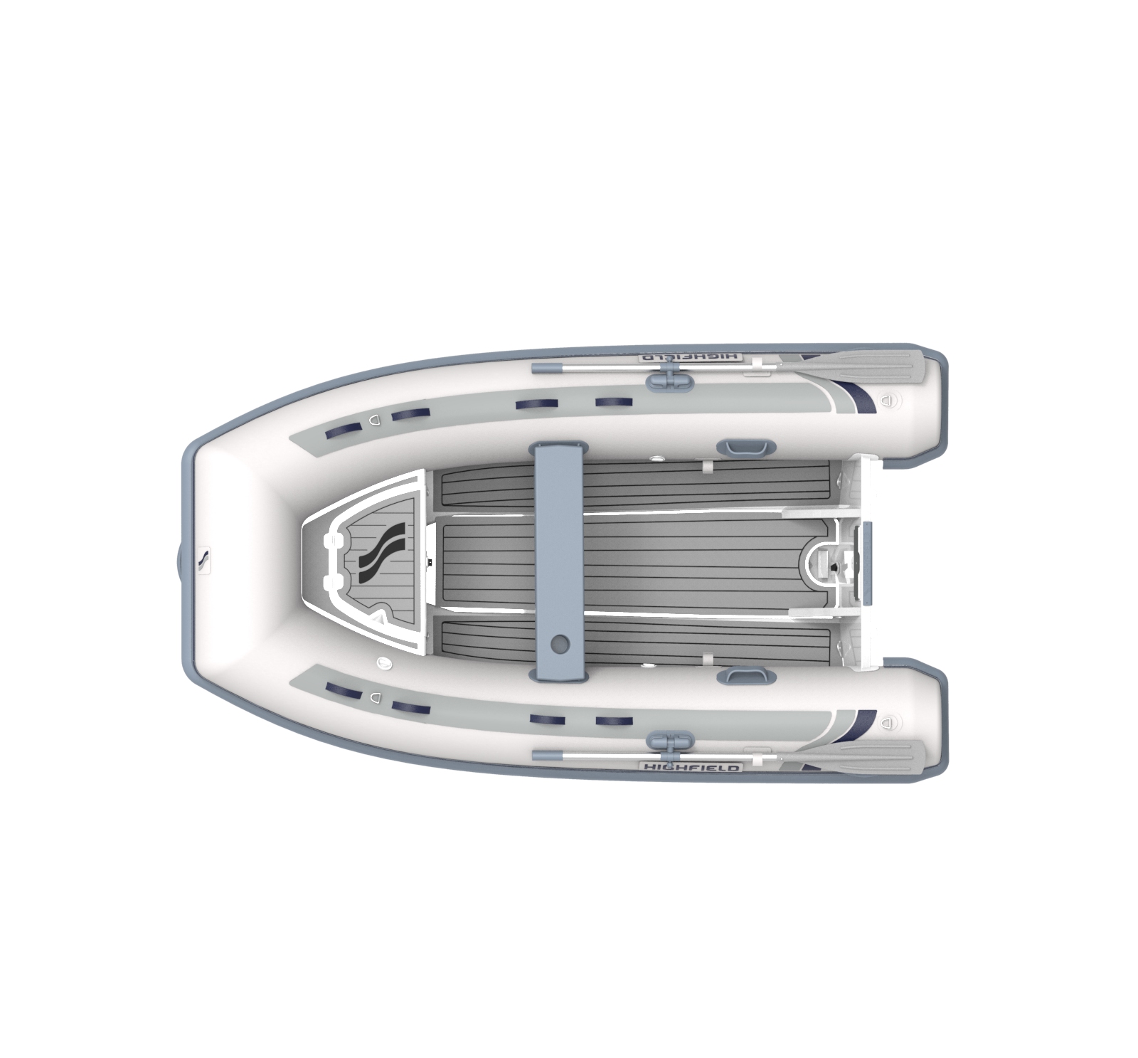 HIghfield Classic CL310 For Sale in UK Hypalon PVC Aluminium Tender Black White Light Grey Dark Grey Black