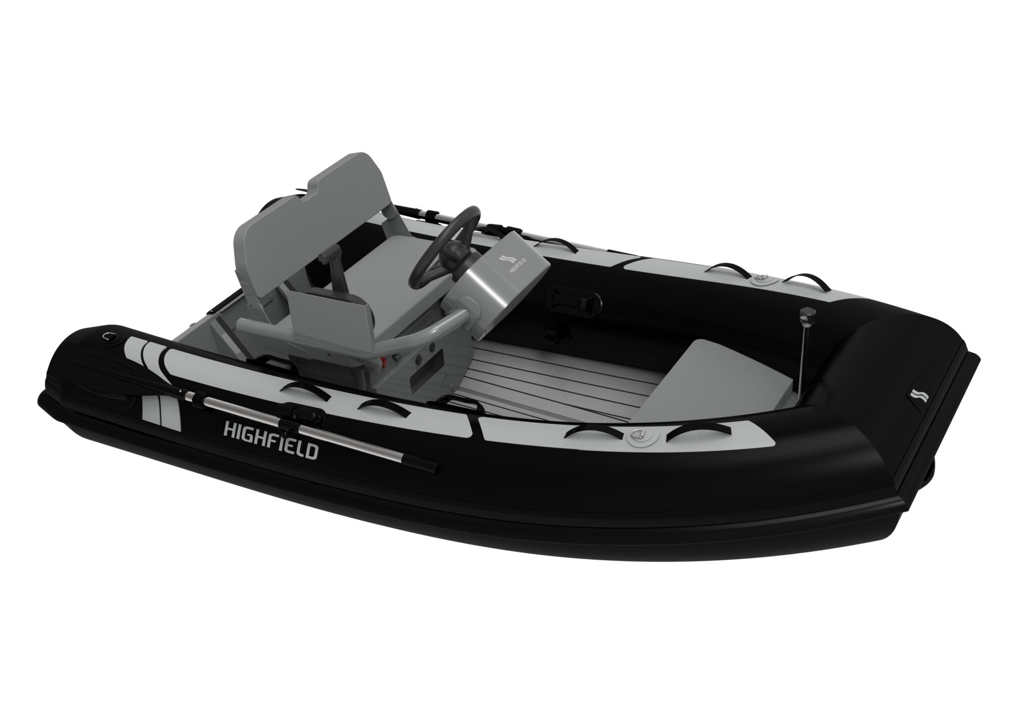 HIghfield Classic CL310 For Sale in UK Hypalon PVC Aluminium Tender Black White Light Grey Dark Grey Black