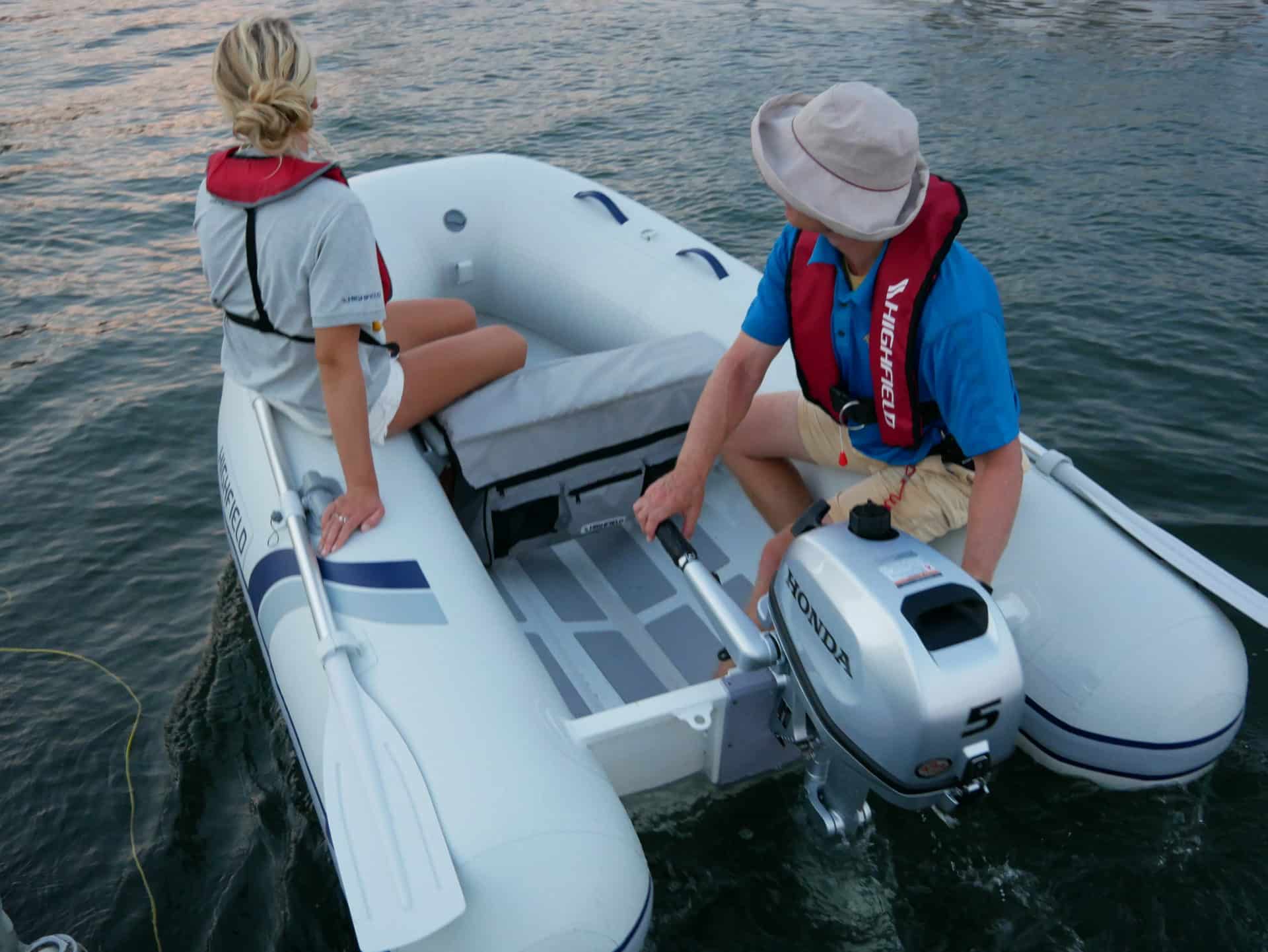 HIghfield Ultralite UL260 For Sale in UK Hypalon PVC Aluminium Tender Black White Light Grey Dark Grey Black