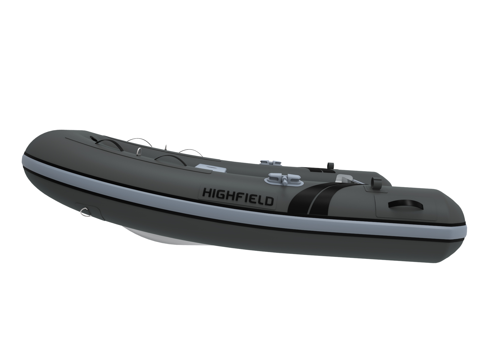 HIghfield Ultralite UL260 For Sale in UK Hypalon PVC Aluminium Tender Black White Light Grey Dark Grey Black
