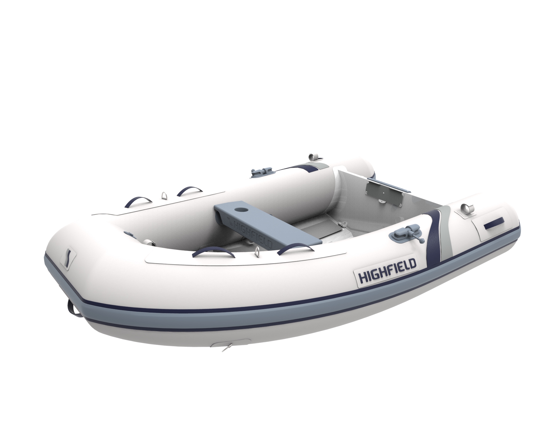 HIghfield Ultralite UL260 For Sale in UK Hypalon PVC Aluminium Tender Black White Light Grey Dark Grey Black