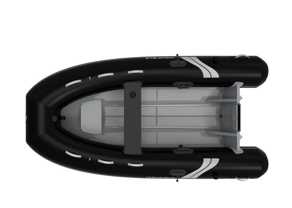 HIghfield Ultralite UL290 For Sale in UK Hypalon PVC Aluminium Tender Black White Light Grey Dark Grey Black