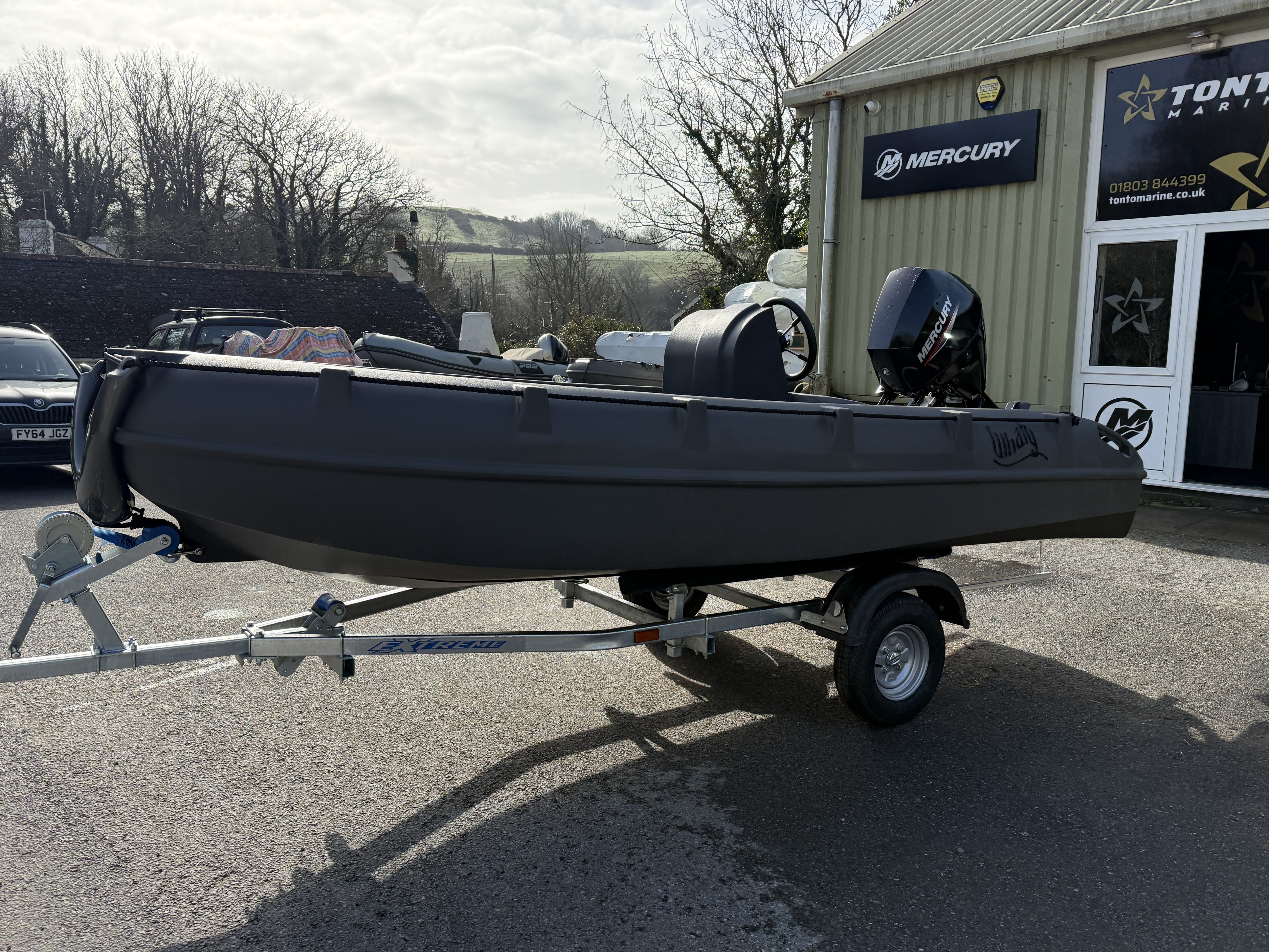 WHALY 380 WITH MERCURY 30HP AND CENTRE CONSOLE WHALY 380 WITH MERCURY 30HP AND CENTRE CONSOLE